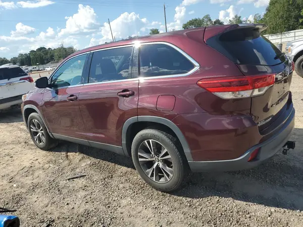5TDZZRFH6KS363594 2019 TOYOTA HIGHLANDER - Image 2