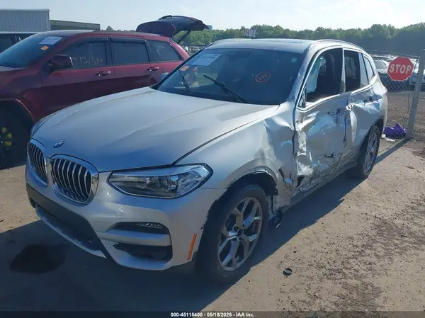 5UXTY5C02M9F04695 2021 BMW X3 - Image 2