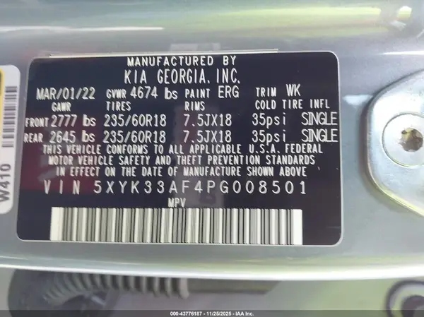 5XYK33AF4PG008501 2023 KIA SPORTAGE - Image 8
