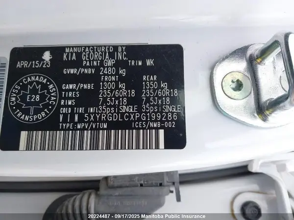 5XYRGDLCXPG199286 2023 KIA SORENTO - Image 8