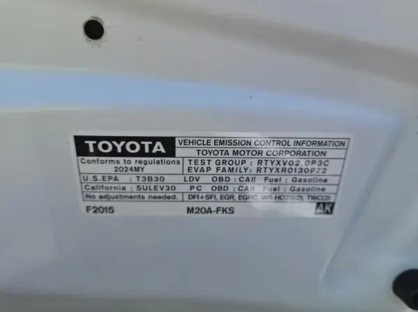 5YFB4MDE0RP153975 2024 TOYOTA COROLLA - Image 2