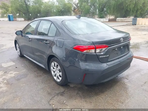 2025 TOYOTA COROLLA IAAI lot 45685045 auction photo 3