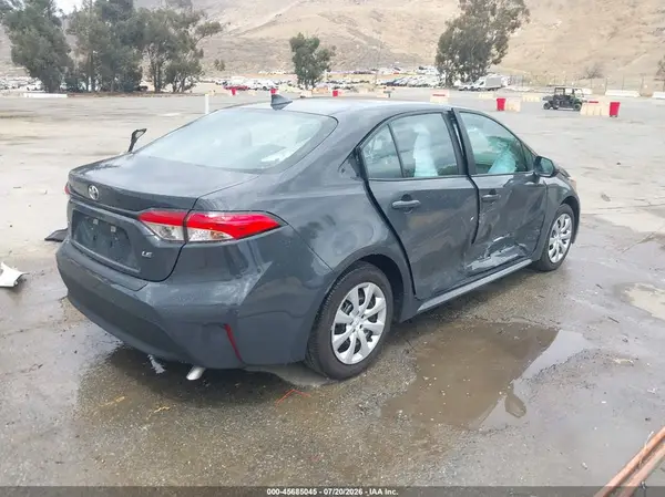 2025 TOYOTA COROLLA IAAI lot 45685045 auction photo 4