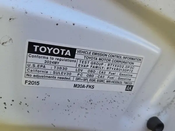 5YFB4MDE4RP152201 2024 TOYOTA COROLLA - Image 8
