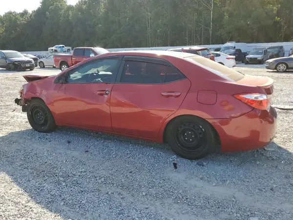 5YFBURHE4GP429952 2016 TOYOTA COROLLA - Image 2