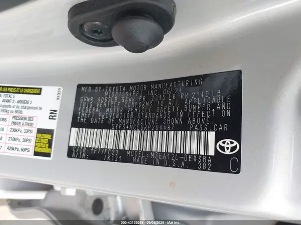 5YFS4MCE0RP204487 2024 TOYOTA COROLLA - Image 8