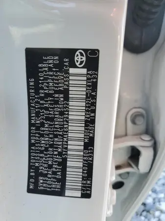 5YFVPMAE6NP294522 2022 TOYOTA COROLLA - Image 8