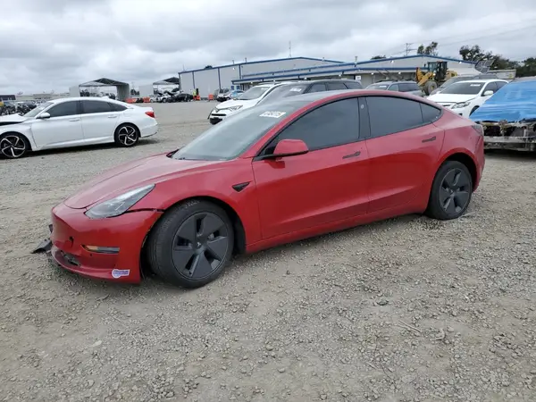 5YJ3E1EA0MF009522 2021 TESLA MODEL 3 - Image 1