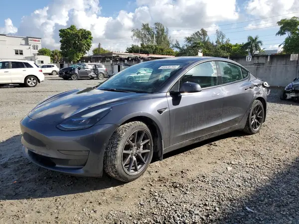 5YJ3E1EA0MF083488 2021 TESLA MODEL 3 - Image 1