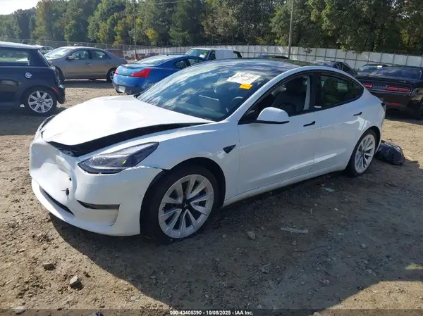 5YJ3E1EA0MF908316 2021 TESLA MODEL 3 - Image 2