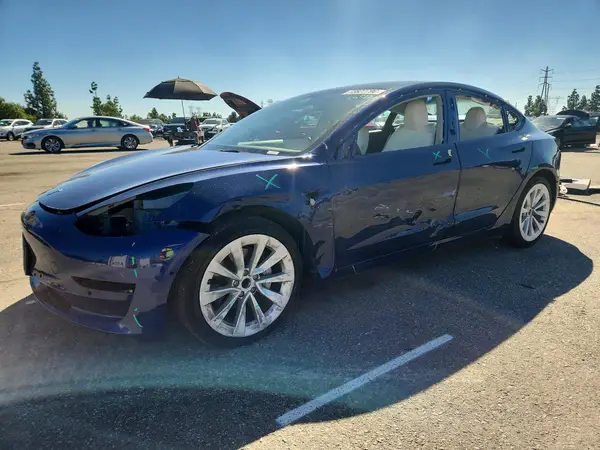 5YJ3E1EA0NF203257 2022 TESLA MODEL 3 - Image 1
