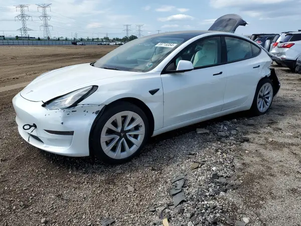 5YJ3E1EA0NF244309 2022 TESLA MODEL 3 - Image 1
