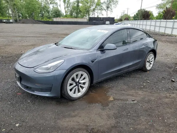 5YJ3E1EA0NF288309 2022 TESLA MODEL 3 - Image 1