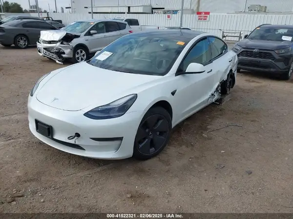 5YJ3E1EA0NF305416 2022 TESLA MODEL 3 - Image 2