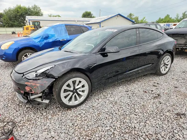 5YJ3E1EA0NF376244 2022 TESLA MODEL 3 - Image 1
