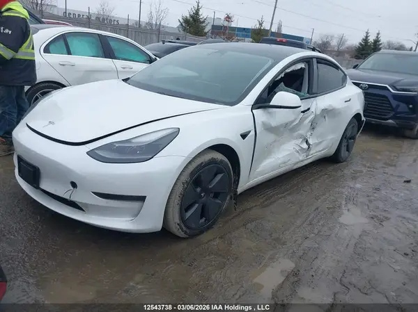 5YJ3E1EA1MF048684 2021 TESLA MODEL 3 - Image 2
