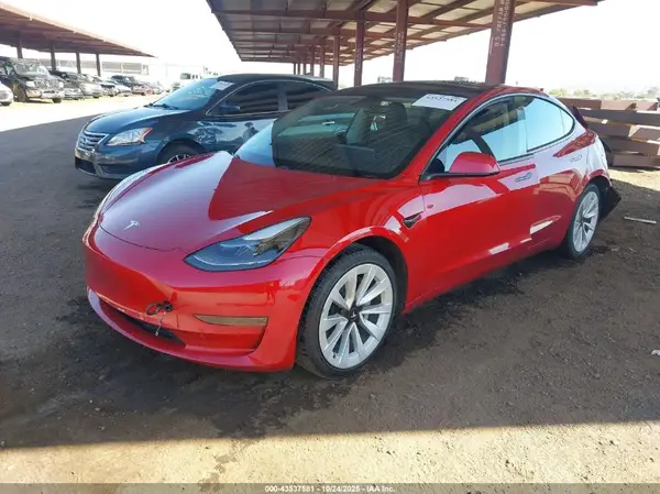 5YJ3E1EA1MF913444 2021 TESLA MODEL 3 - Image 2