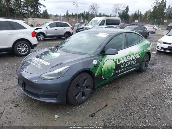 5YJ3E1EA1MF915372 2021 TESLA MODEL 3 - Image 2