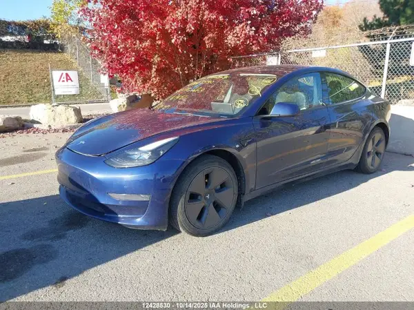5YJ3E1EA1NF167451 2022 TESLA MODEL 3 - Image 2