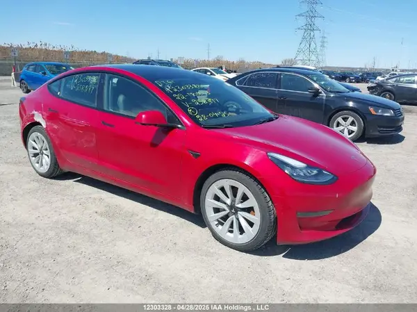 5YJ3E1EA1NF258297 2022 TESLA MODEL 3 - Image 1