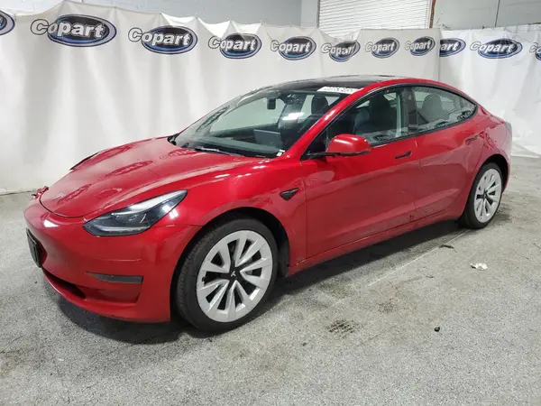 5YJ3E1EA1NF291168 2022 TESLA MODEL 3 - Image 1