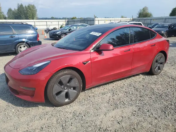 5YJ3E1EA1NF320667 2022 TESLA MODEL 3 - Image 1