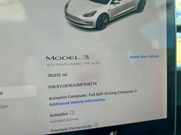 5YJ3E1EA2MF918278 2021 TESLA MODEL 3 - Image 8