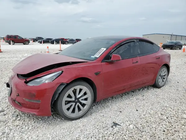 5YJ3E1EA2NF186784 2022 TESLA MODEL 3 - Image 1