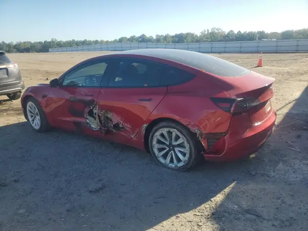 5YJ3E1EA2NF191371 2022 TESLA MODEL 3 - Image 2