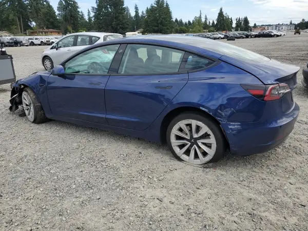 5YJ3E1EA2NF191497 2022 TESLA MODEL 3 - Image 2
