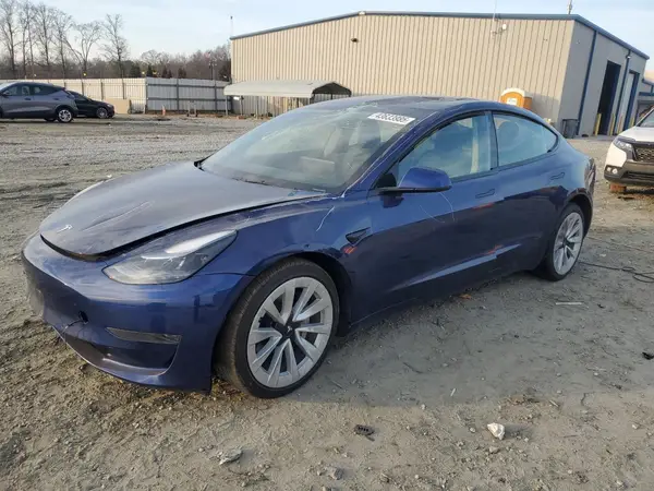 5YJ3E1EA2NF192083 2022 TESLA MODEL 3 - Image 1