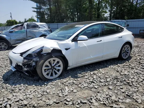 5YJ3E1EA2NF195324 2022 TESLA MODEL 3 - Image 1