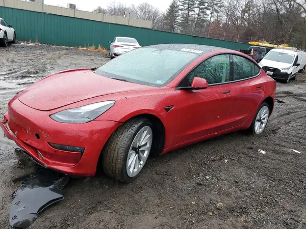 5YJ3E1EA2NF289588 2022 TESLA MODEL 3 - Image 1