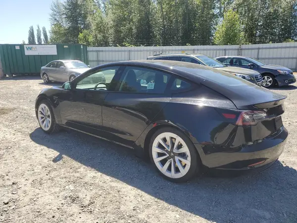 5YJ3E1EA2NF304669 2022 TESLA MODEL 3 - Image 2