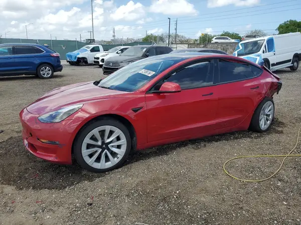 5YJ3E1EA2NF368890 2022 TESLA MODEL 3 - Image 1