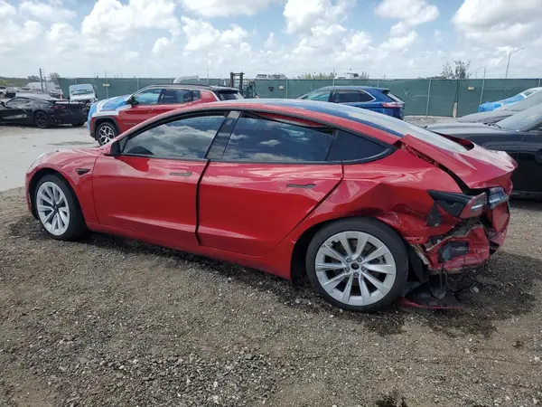 5YJ3E1EA2NF368890 2022 TESLA MODEL 3 - Image 2