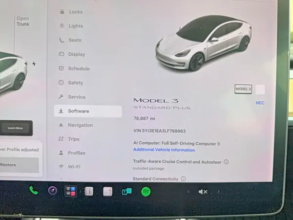 5YJ3E1EA3LF799963 2020 TESLA MODEL 3 - Image 8