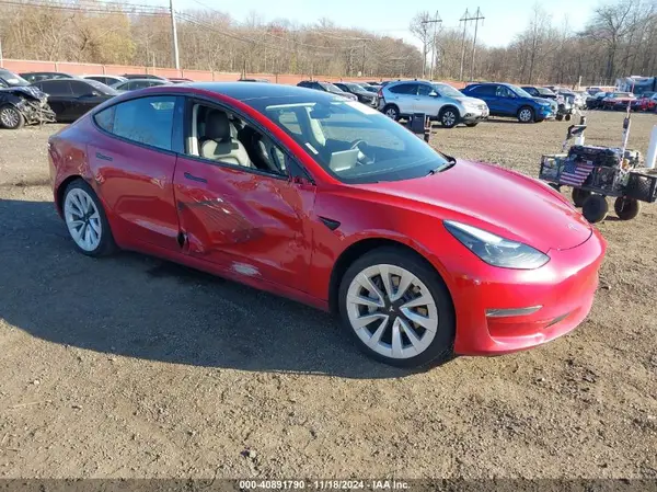 5YJ3E1EA3NF288336 2022 TESLA MODEL 3 - Image 1