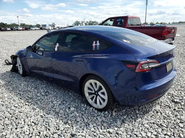 5YJ3E1EA3NF289499 2022 TESLA MODEL 3 - Image 2