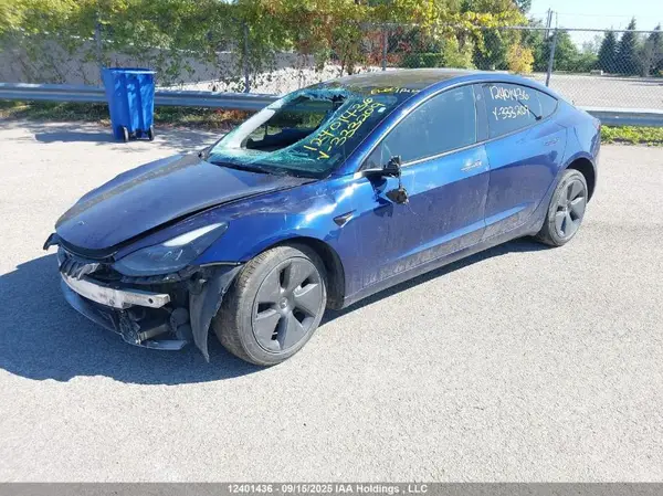 5YJ3E1EA3NF333209 2022 TESLA MODEL 3 - Image 2