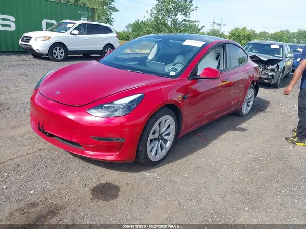 5YJ3E1EA3NF335851 2022 TESLA MODEL 3 - Image 2