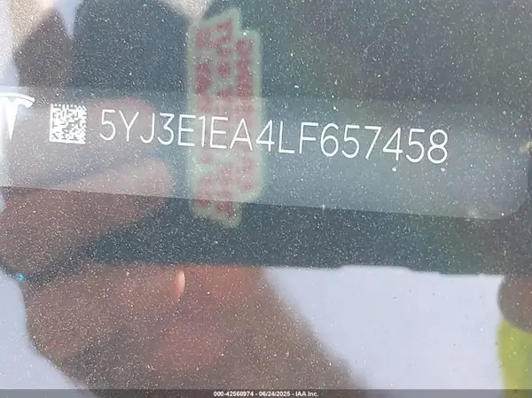 5YJ3E1EA4LF657458 2020 TESLA MODEL 3 - Image 8