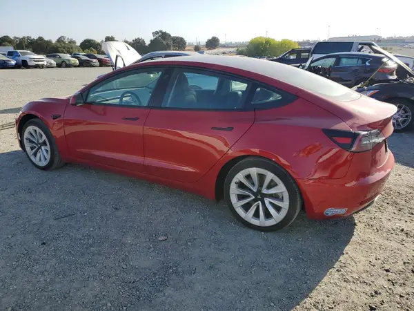 5YJ3E1EA4MF078455 2021 TESLA MODEL 3 - Image 2