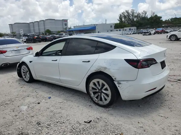 5YJ3E1EA4MF908822 2021 TESLA MODEL 3 - Image 2