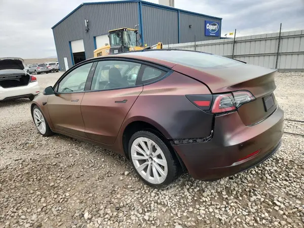 5YJ3E1EA5NF187735 2022 TESLA MODEL 3 - Image 2