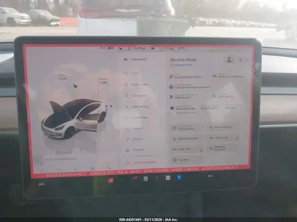 5YJ3E1EA5NF334071 2022 TESLA MODEL 3 - Image 6