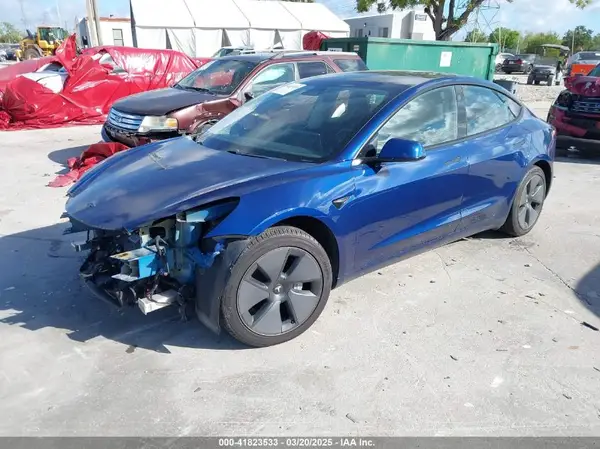 5YJ3E1EA6MF907476 2021 TESLA MODEL 3 - Image 2