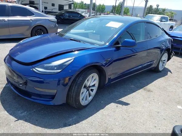 5YJ3E1EA6NF145106 2022 TESLA MODEL 3 - Image 2