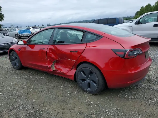 5YJ3E1EA6NF206888 2022 TESLA MODEL 3 - Image 2