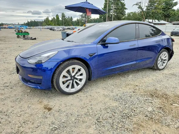 5YJ3E1EA6NF303797 2022 TESLA MODEL 3 - Image 1